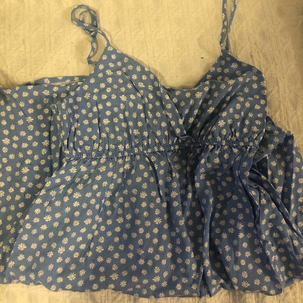 LA HEARTS blue summer dress